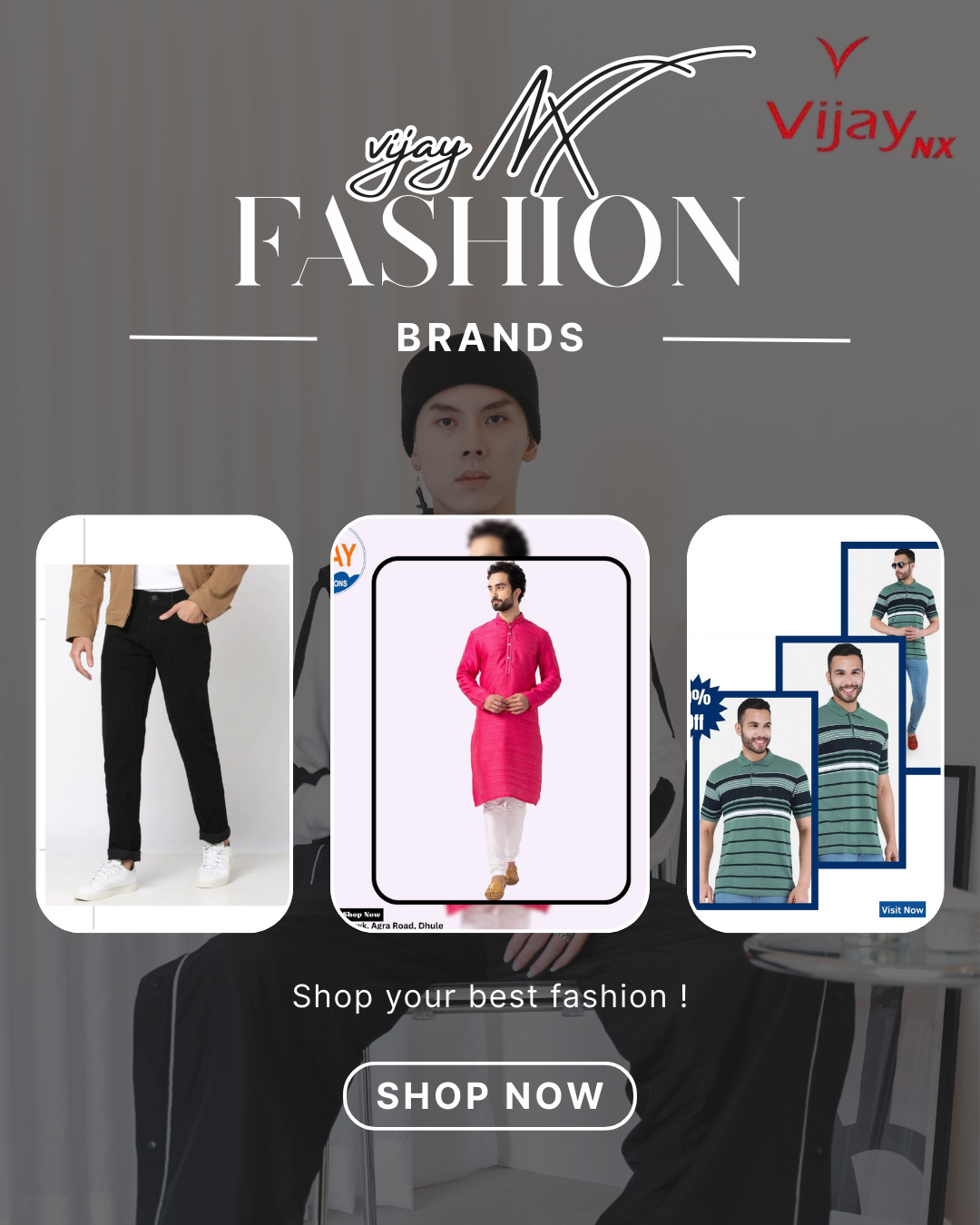 Gray and White Elegant Fashion Sale Promotion Instagram Post